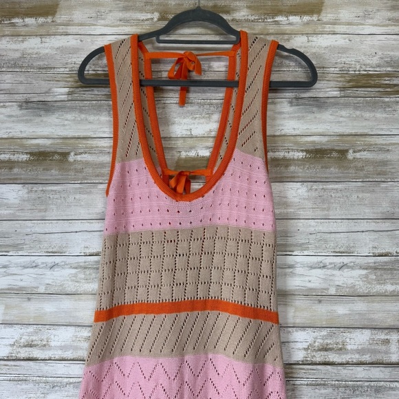 Ramy Brook Rachi Open Knit Maxi Dress Women’s Size Small - Picture 8 of 10